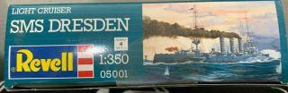 Bundle:REVELL 1:350 SMS Emdem and Dresden Light Cruiser Models - 5