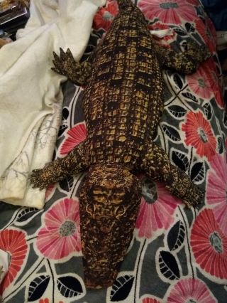Tree House Kids Giant Stuffed Plush Alligator / Crocodile 52 Inches Pillow