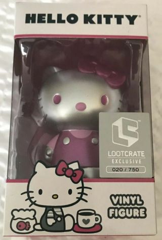 2019 Sdcc Comic Con Loot Crate Exclusive Hello Kitty Figure 45 Years Le 20/750