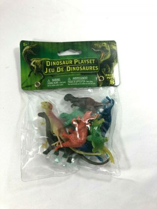 Dinosaur Playset - Greenbrier International Party Favor Mini Playset