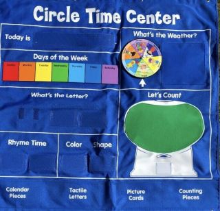 Circle Time Learning Center Lakeshore Preschool Classroom Wall Chart