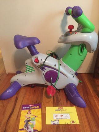 Fisher - Price Smart Cycle Plug Play Tv Toddler Arcade Riding Game Bike Rare
