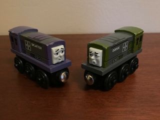 Thomas The Tank Friends Dodge And Splatter Wooden Trains Magic Railroad Muffle