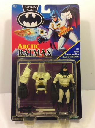 Vintage Kenner Batman Returns Artic Batman Action Figure Moc