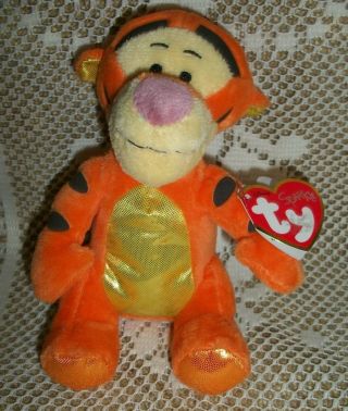 Ty Sparkle Tigger Winnie The Pooh Disney 6” Beanie Baby Plush Nwt