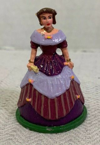 Ron Wall Miniatures Civil War Era Southern Belle - Lavender Purple Dress