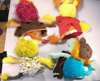 Fraggle Rock Hand Puppet Manhattan Toy Gobo Red Wembly Goober 2