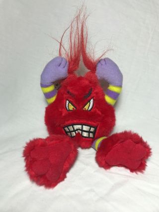 Silly Slammers Beanbag With Attitude Plush 14 Red Fitz Simmons
