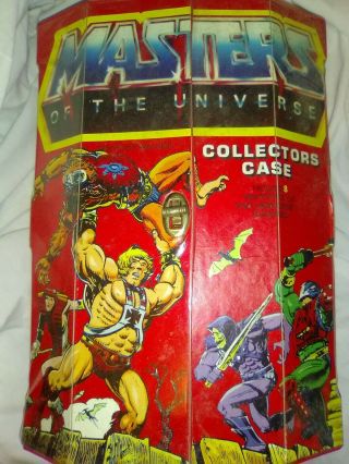 1984 Motu Collectors Case Full With 8 Figures,  Weapons And Comic Books