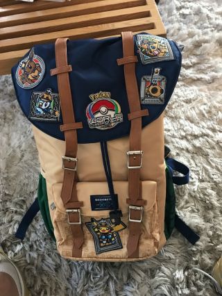 2019 Pokemon World Championships Exclusive Competitor Backpack Bag Washington Dc