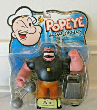 Popeye The Sailorman Bluto Action Figure By Mezco 2001
