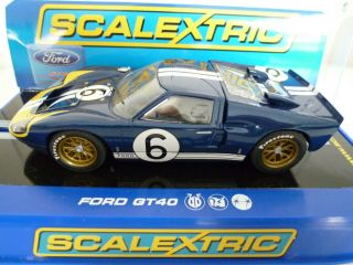 Scalextric C3097 Ford Gt40 Mk11 1966 Andretti / Bianchi No.  6 Boxed