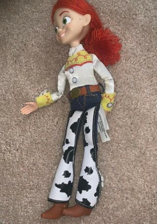 Toy Story Pull String Talking Jessie Doll 15 " Thinkway No Hat