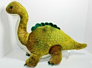 Hug Fun 22 " X 16 " Green Brontosaurus Dinosaur Plush Stuffed Animal Toy
