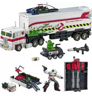 Sdcc 2019 Transformers X Ghostbusters - Optimus Prime Ectotron Ecto - 35