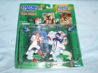 Y.  A.  Tittle/sam Huff Starting Lineup Ny Giants Action Figure Classic Doubles Nip