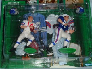 Y.  A.  Tittle/Sam Huff STARTING LINEUP NY Giants ACTION FIGURE Classic Doubles NIP 2