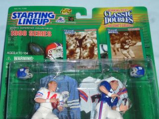 Y.  A.  Tittle/Sam Huff STARTING LINEUP NY Giants ACTION FIGURE Classic Doubles NIP 3