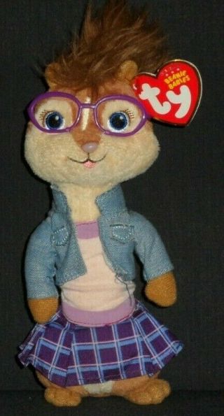 Ty Jeanette The Chipmunk Beanie Baby With Tag -