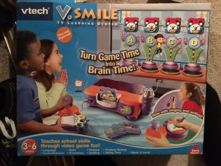 Vtech V Smile Educational - Turn Game Time Into Brain Time (only Twice)