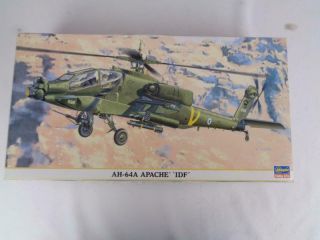 Hasegawa Ah - 64a Apache Idf 1/48 Helicopter Model Kit 09489 W/ Cockpit Upgrades