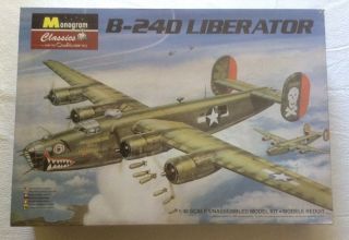 B - 24d Liberator - Monogram Classics - 1/48 Scale Unassembled Aircraft Kit