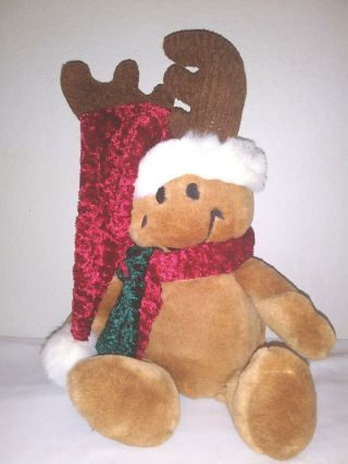 Dan Dee Christmas Gingerbread Man Plush Singing Grandma Got Ran Over By Reindeer
