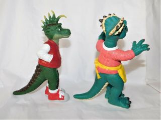 Complete Set of 6 Dinosaurs TV Show Action Figures Disney Sinclair Family 1990 