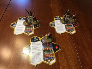Heroscape Mohican River Tribe (x2) And Brave Arrow