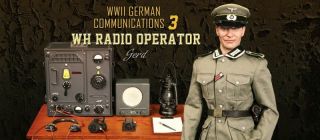 Did 1/6 World War Ii Military Communication Center Radio Division D80133 Toys