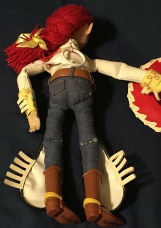 Disney Store Toy Story Pull String Talking JESSIE Doll with Hat - 4