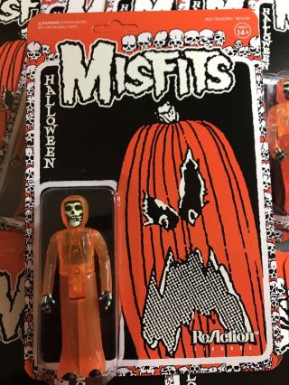 The Misfits Halloween Orange Fiend Super7 Reaction Figure Danzig Nycc Sdcc