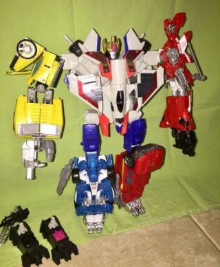 Transformers: Potp Starscream,  Cw Mirage,  Cw Ironhide,  Cw Sunstreaker,  Cw Blades