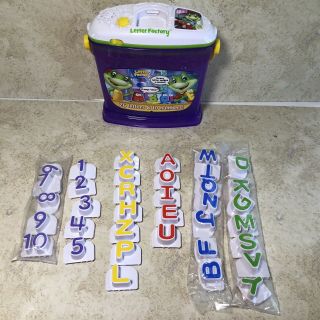 Leapfrog Letter Factory Phonics & Numbers 100 Complete All Letters And Numbers