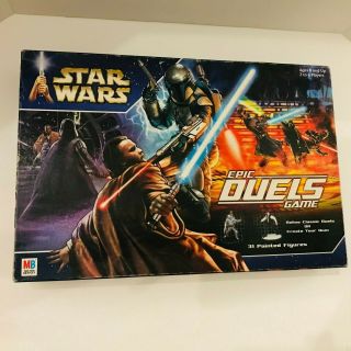 Star Wars Epic Duels Board Game 2002 Milton Bradley 100 Complete