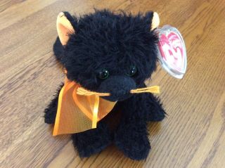 Ty Beanie Baby " Moonlight " The Halloween Cat 2005 - 5.  75 Inches