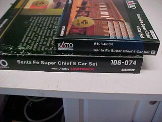 N Scale,  Kato,  Santa Fe Chief 12 Car Set,  Prev - Owned,