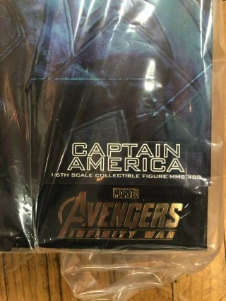 Marvel Hot Toys Captain America MMS 480 1/6 Figure Avengers Infinity War NO RES 2