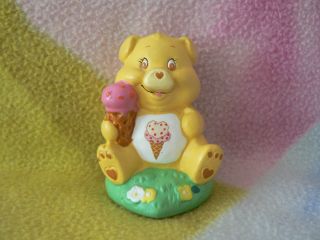 3 " Ceramic Treat Heart Pig Icecream Care Bear Cousin Collectible Baby Girl Gift