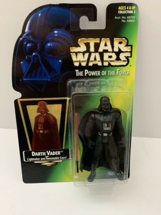 1997 Star Wars: Power Of The Force Freeze Frame Darth Vader Action Figure