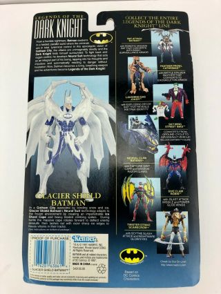 Legends of the Dark Knight Glacier Shield Batman Action Figure 1997 Kenner 2