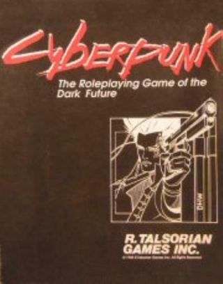 R.  Talsorian Cyberpunk Cyberpunk (1st Edition) No Box Vg,