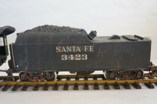 Aristo - Craft Steam Locomotive Santa Fe 4 - 6 - 2 Pacific With Tender G Scale 5