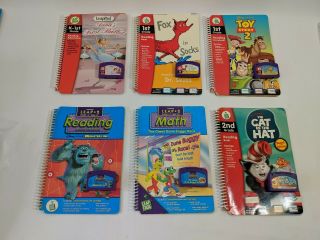 Leap Pad Learning System Books And Cartridges Leap 2 1st - 2nd Grade Bundle