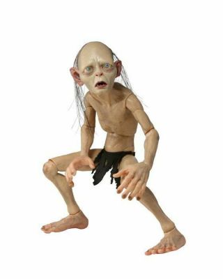 Neca Lord Of The Rings Smeagol 1/4 Scale Action Figure - - Factory