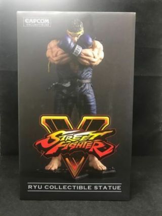 Street Fighter V 10 " Ryu Blue Variant Color Capcom Collectible Statue