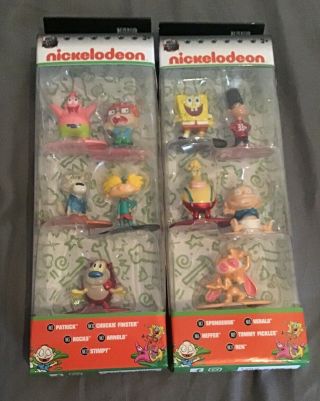Jada Nano Metalfigs - Nickelodeon Pack A B Rugrats Ren Stimpy Spongebob