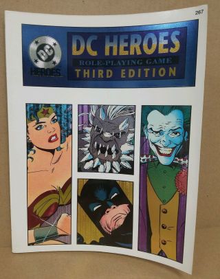 Dc Heroes Role Play Game Third Edition (1993) 267 Mayfair Games Prismatic Cover