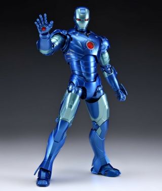 Marvel Iron Man Mark 3 Blue Stealth action figure S.  H.  Figuarts Bandai Avengers 4