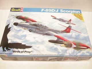 1/48 Revell Monogram F - 89 D/j Scorpion Usaf Jet Plastic Scale Model Kit Complete